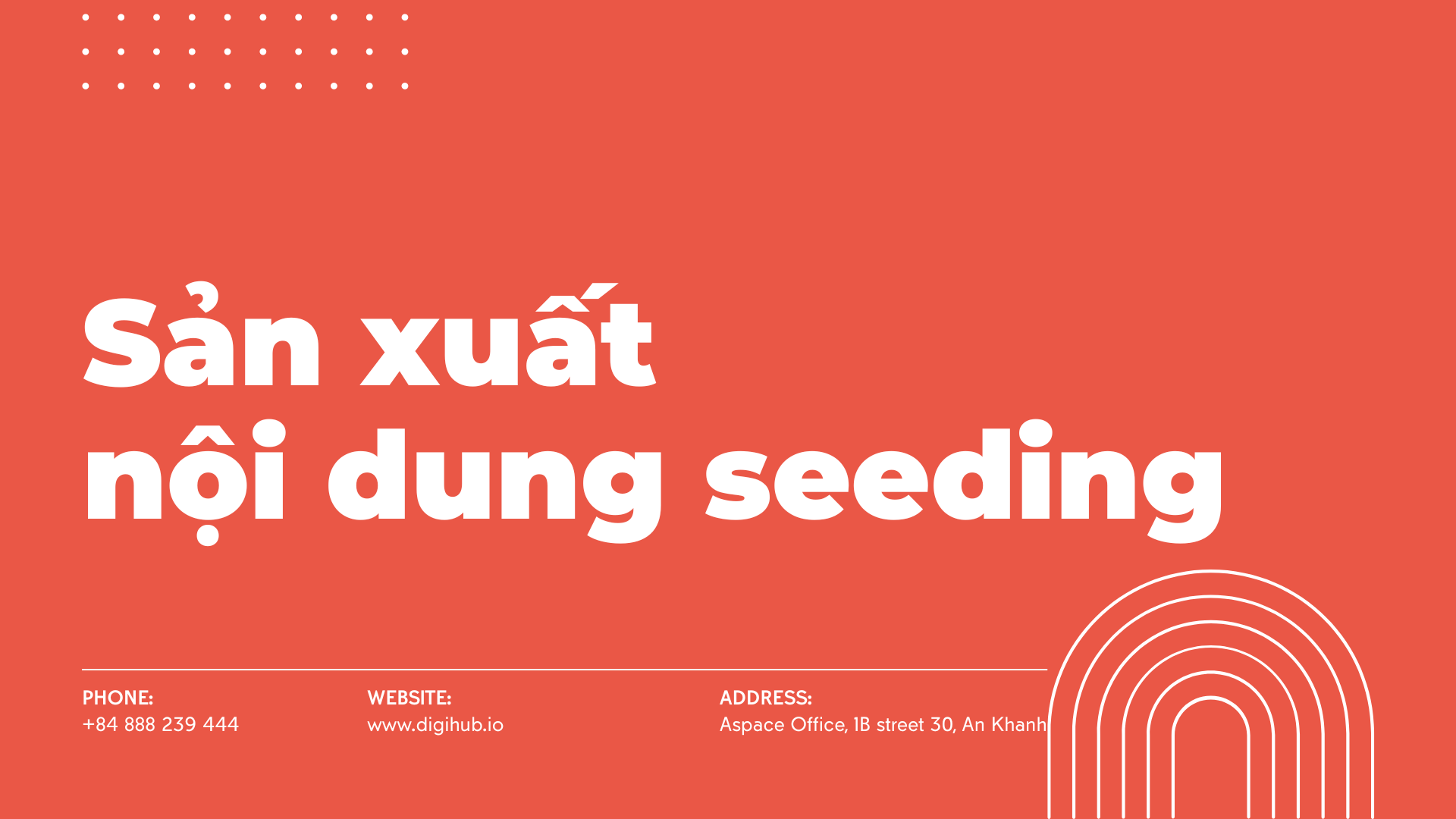 Sản Xuất Nội Dung Seeding